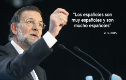 Mariano Rajoy en un mitin en Leon. FOTO BRUNO MORENO